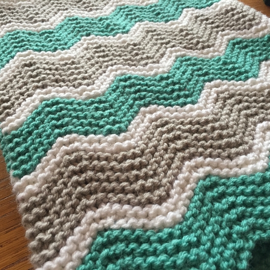 garter stitch baby blanket