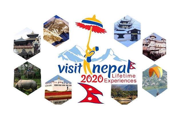 Banner for Visit Nepal 2020 which has been cancelled due to COVID