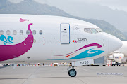 . the 1,000th Boeing aircraft delivered to the People's Republic of China. (nose)