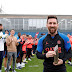 Messi reacts as PSG players give him guard of honour for winning World Cup