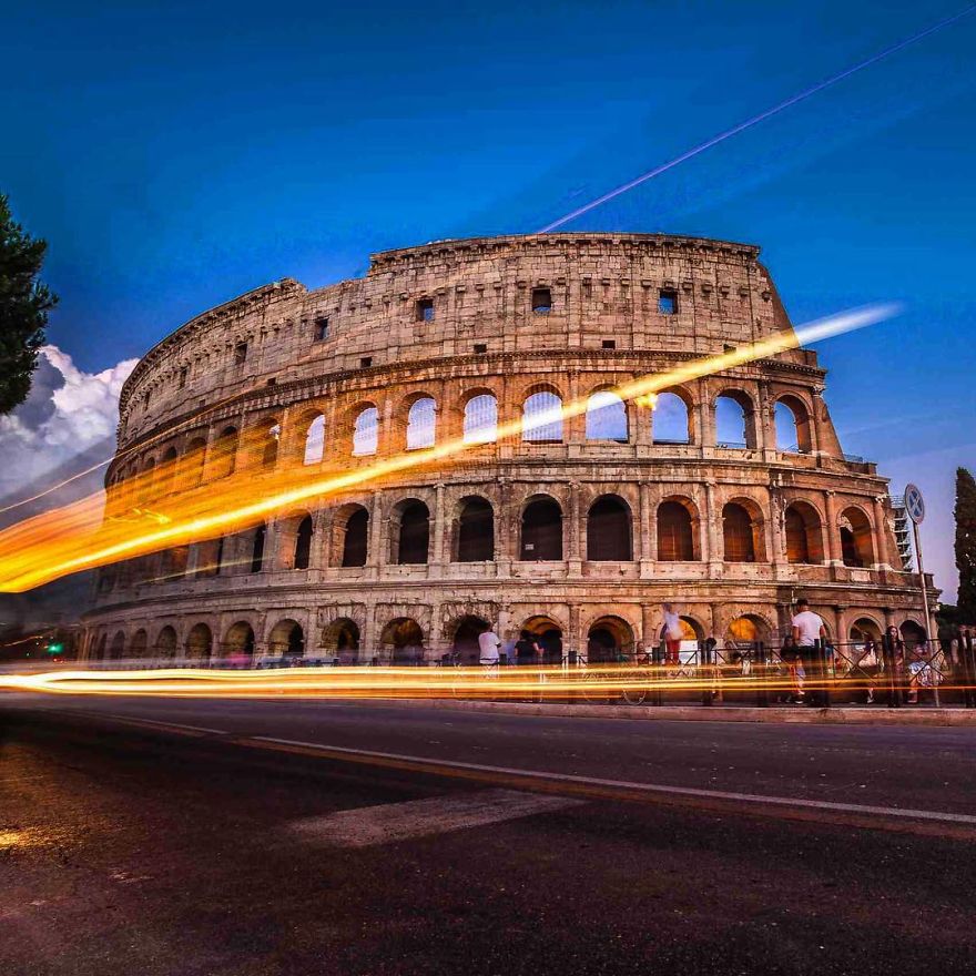 The Colosseum, Rome - Bulgarian Photographer Captures Amazing Moments Traveling The World