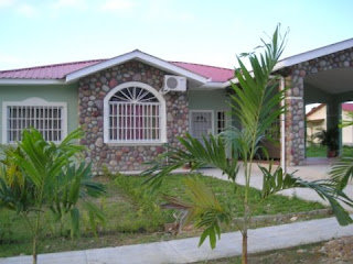 typical house, Rancho Lima, La Ceiba, Honduras