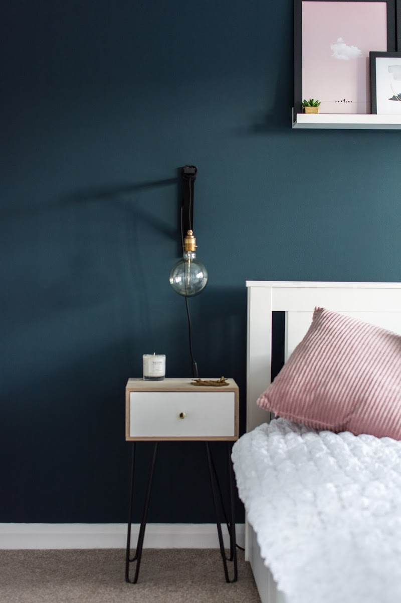 Plywood bedside table