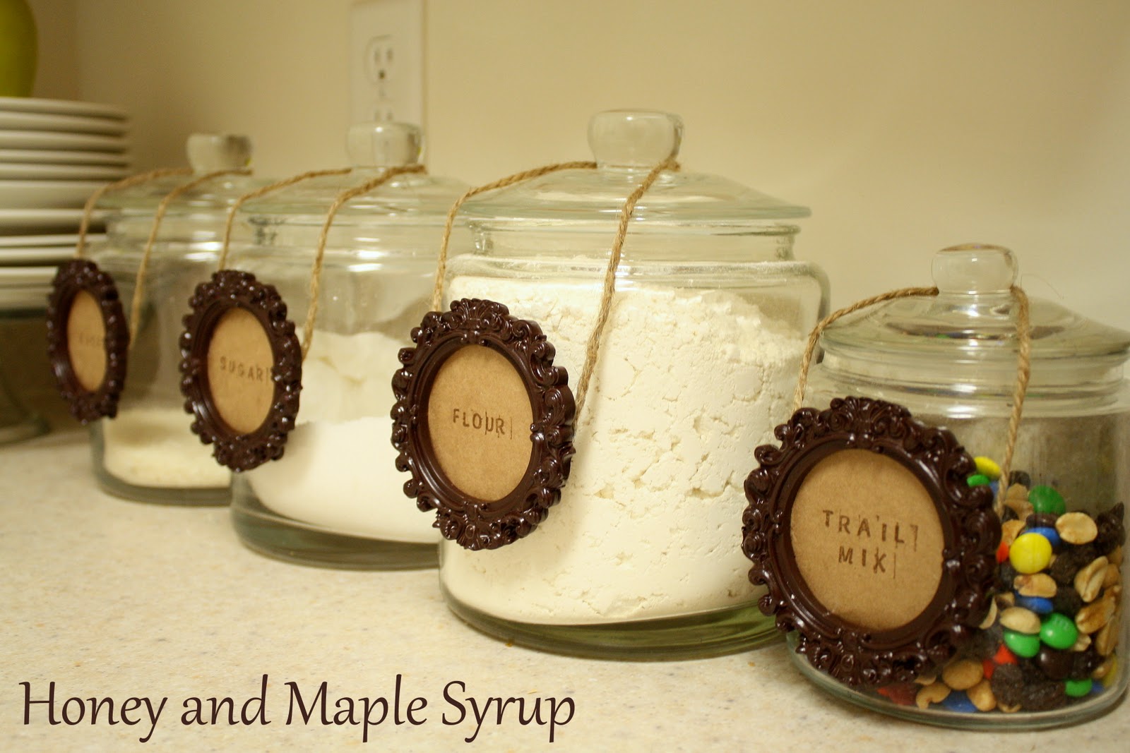 Honey and Maple Syrup Canister Labels