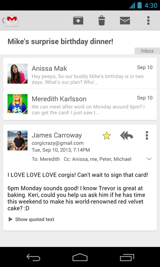 gmail android 1