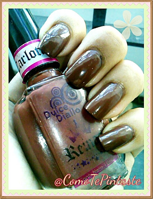 swatch esmalte marron dulce diallo carlota