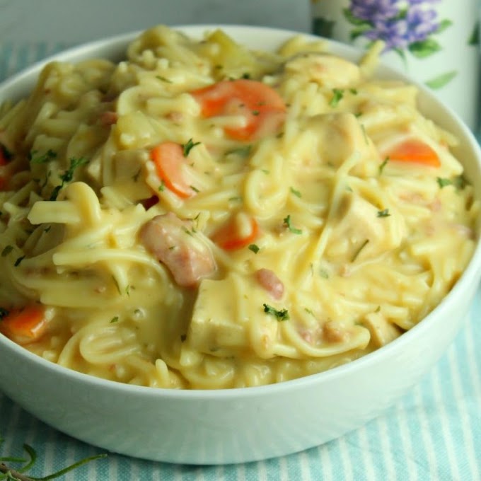 Crack Chicken Noodle Soup #dinner #recipes