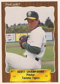 Scott Chiamparino 1990 Tacoma Tigers card