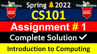 cs101 assignment solution 2022 spring