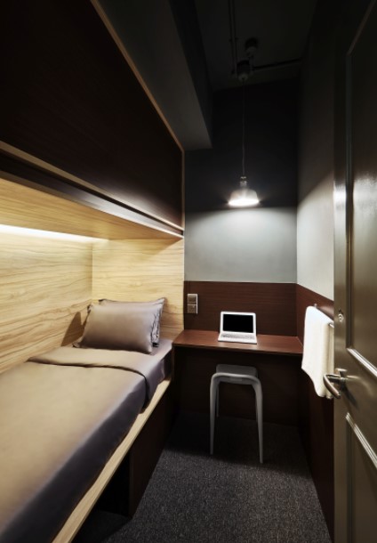 minimalist 3x4 hotel room design