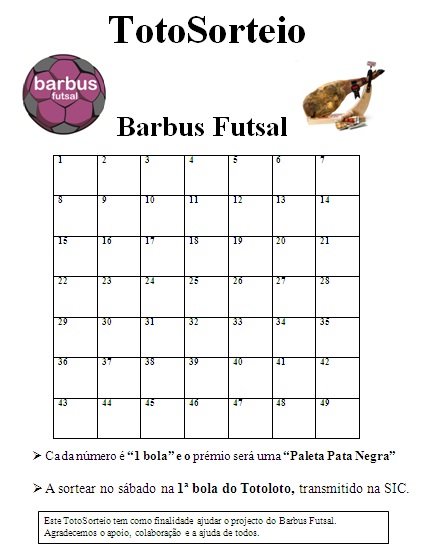 Barbus Futsal Informacao