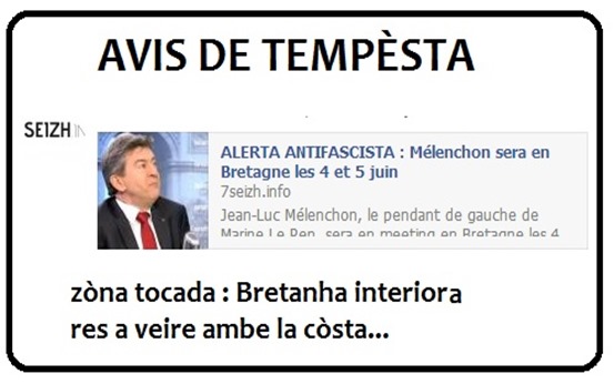 Avis de tempèsta en Bretanha