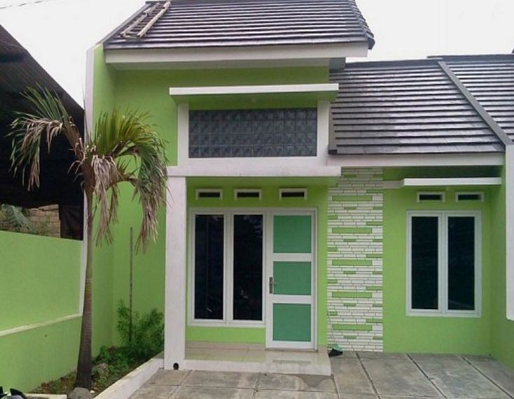  Warna  Cat  Depan Rumah  Warna  Hijau  Minimalis