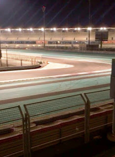 FORMULA 1 TRACK OF YAS MARINA CIRCUIT.