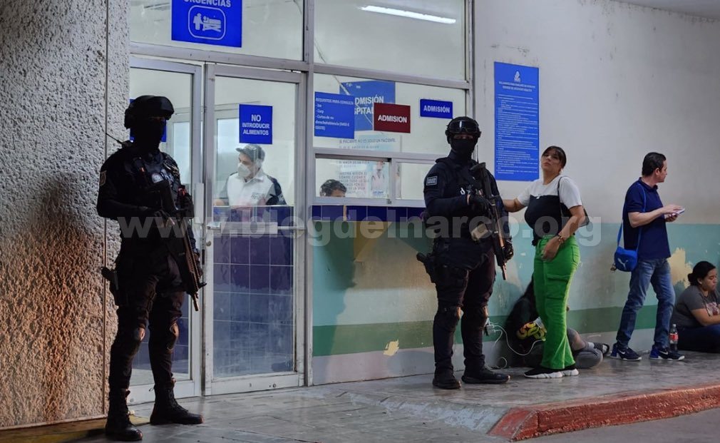 Sicarios ingresaron al Hospital General de Culiacán y ejecutaron a un paciente que participo en un enfrentamiento entre La Chapiza y La Mayiza