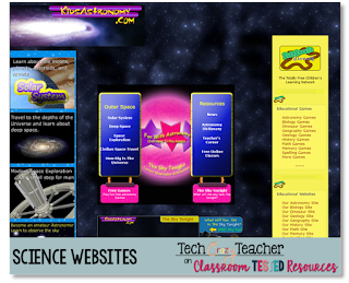 Looking for great science websites for your classroom? Here is a list of 13 awesome science websites for elementary students!