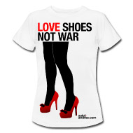 tshirt, high heels, shoes, love