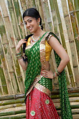 Actress Praneetha Half Saree Photos