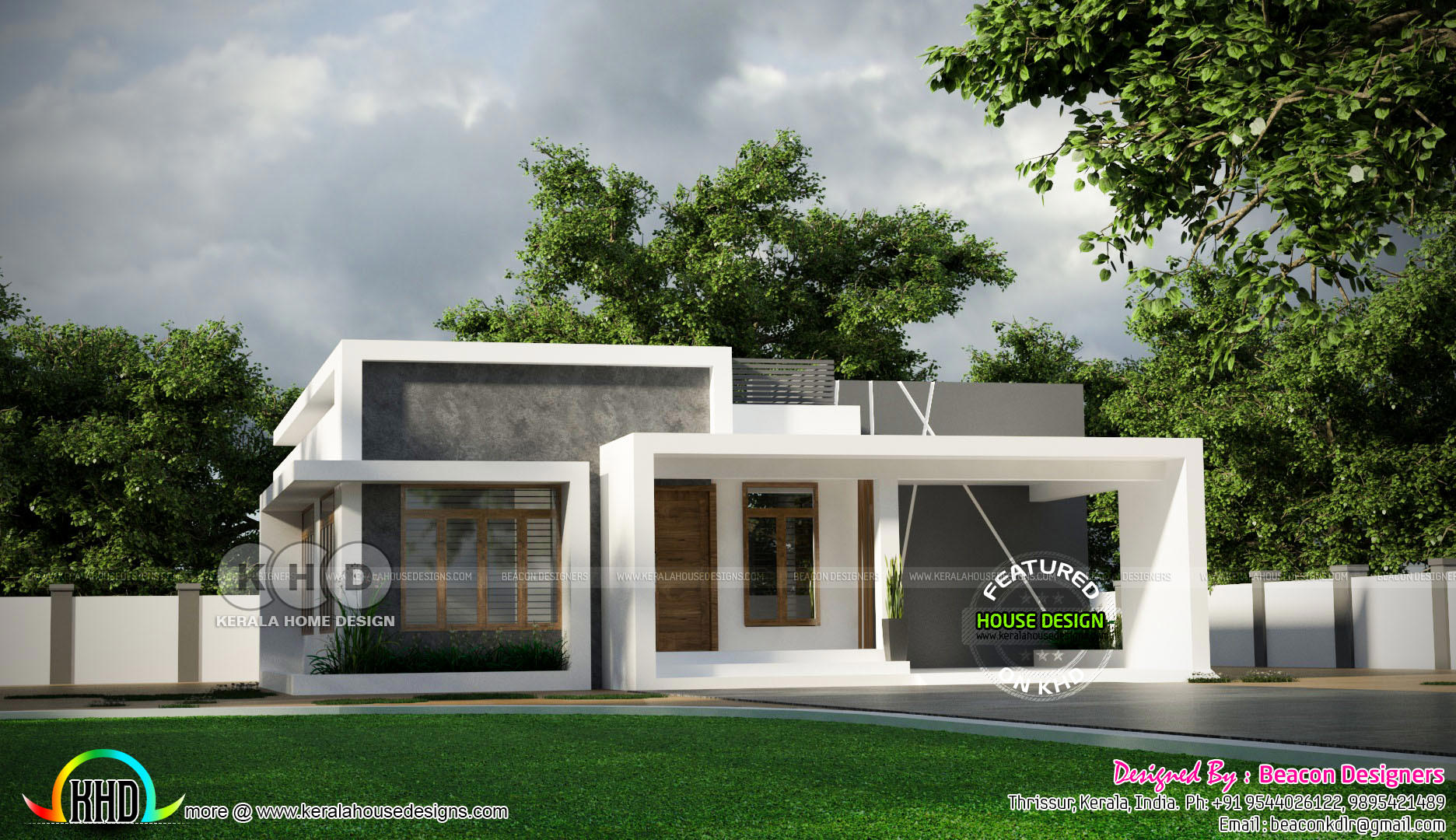 Beautiful Single Storied Villa 1000 Sq Ft Kerala Home Design Bloglovin