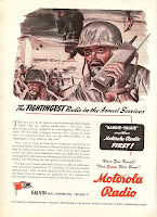 echophone radio ad 1944 hogarth