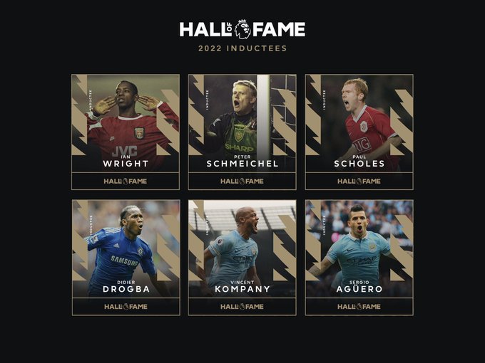 Drogba, Aguero, Schmeichel and Scholes join the Premier League's Hall of Fame