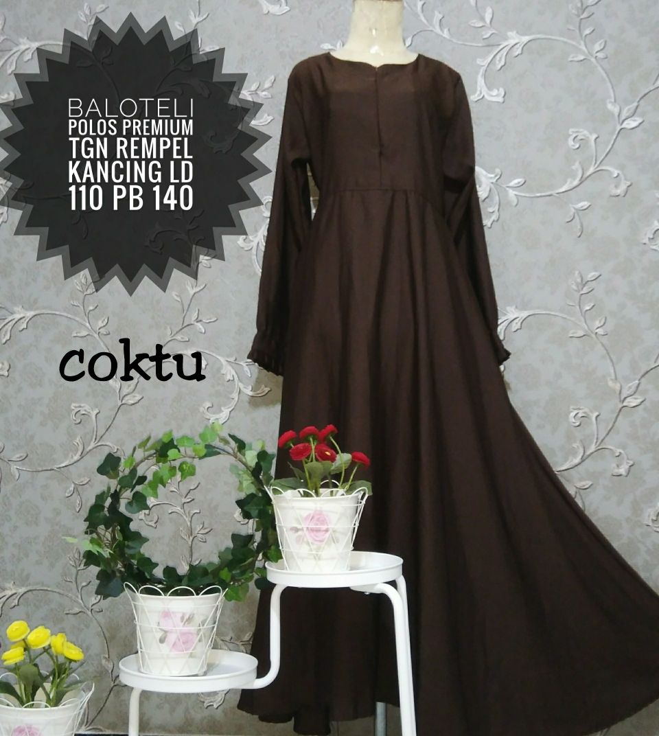 GAMIS POLOS BALOTELLI PREMIUM ~ JAMILAH COLECTION,pusat 