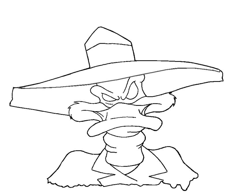 Printable Darkwing Duck 3 Coloring Page