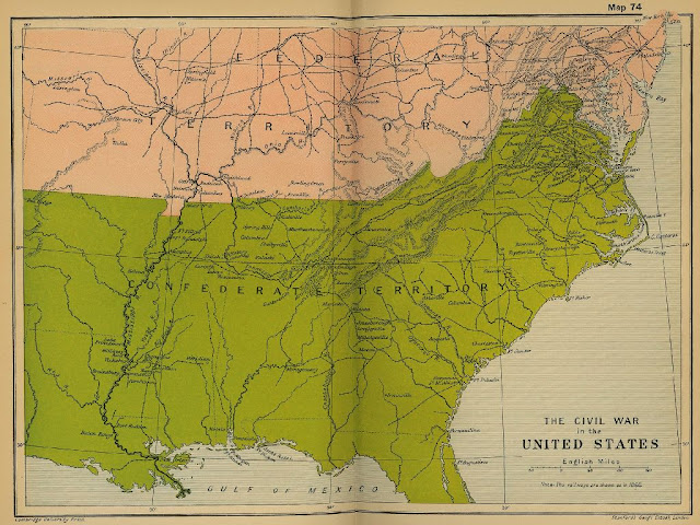 Map Of 1861 United States