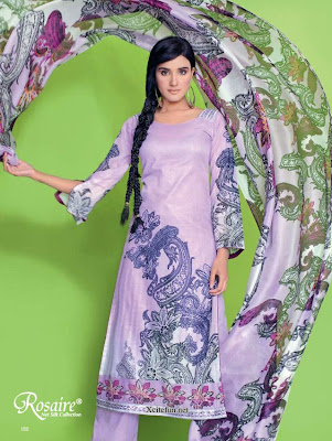 Gul Ahmed Aster Cotton Silk Lawn Collection 2011