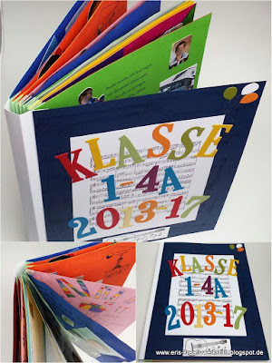 Abschieds-Album mit selbst gestalteten Seiten als Geschenk z.B. für Lehrer/in Stampin' Up! www.eris-kreativwerkstatt.blogspot.de