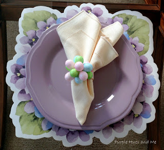  DIY Easter egg flower napkin rings