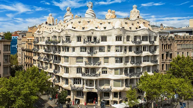 Casa Milà en Barcelona