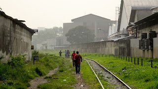 The rail leads from the Ivory Coast up until Burkina Faso