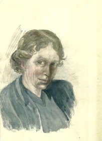 E M L Hendriks, self portrait E M L Hendriks, self portrait