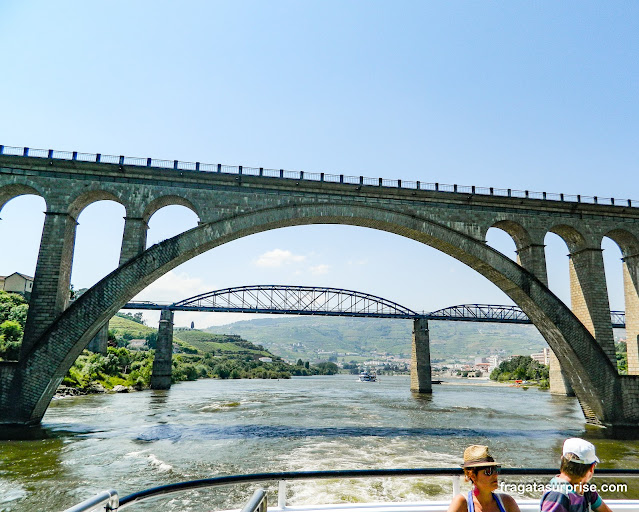 Pontes sobre o Rio Douro entre Peso da Régua e Pinhão