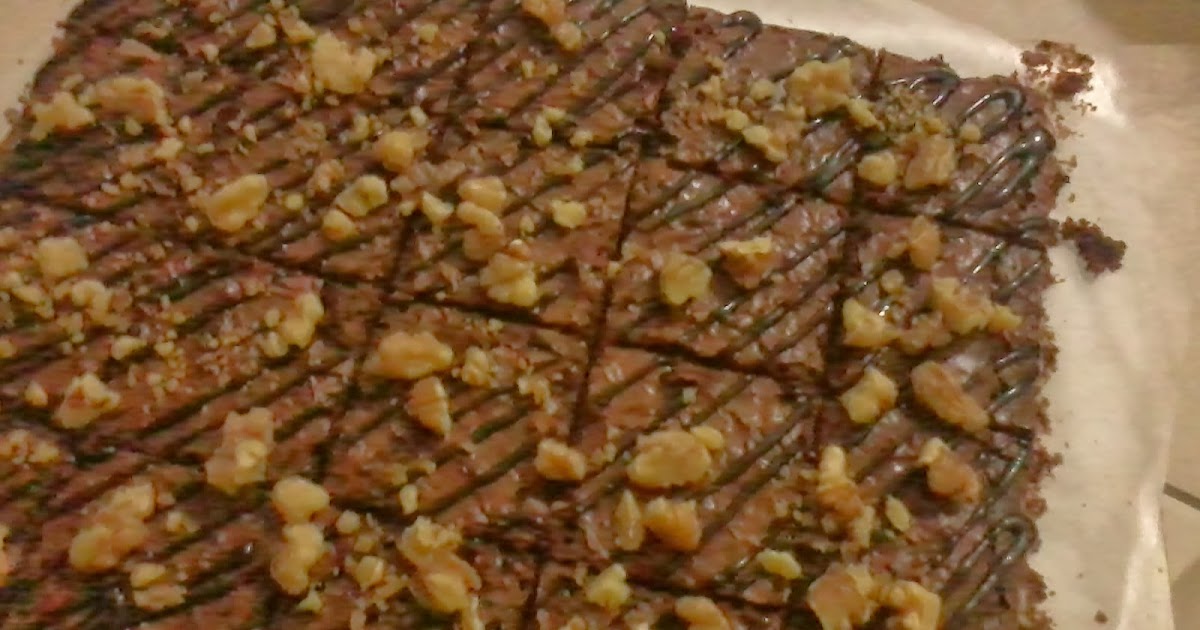 Resepi walnut brownies paling sedap  Ourkizuna