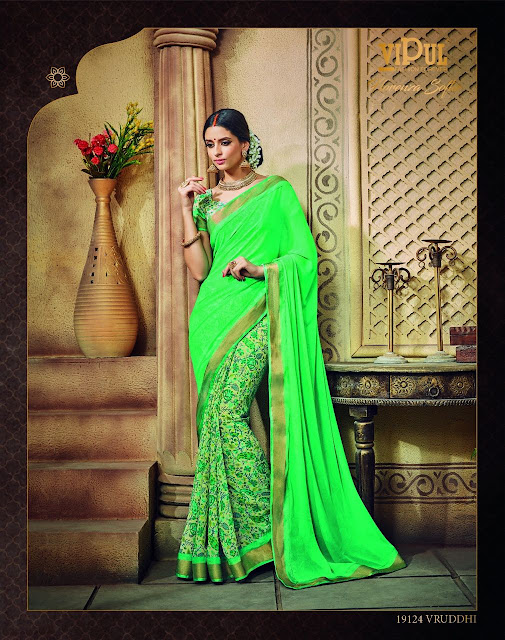 uy Online Party Wear Saree Collection Vipul Fashion at Wholesale Price