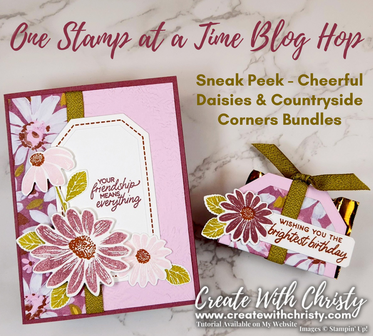 Stampin' Up! Cheerful Daisies Sneak Peek with Video Tutorial – Stampin' in  the Meadows