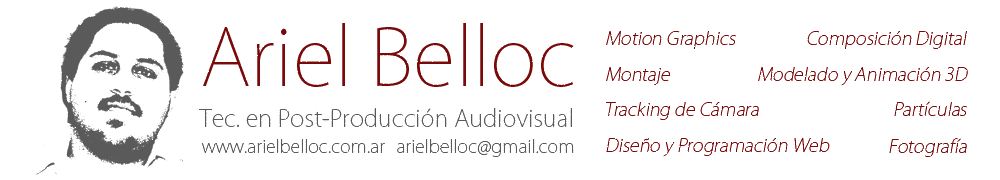 Ariel Belloc - C.V. y Trabajos