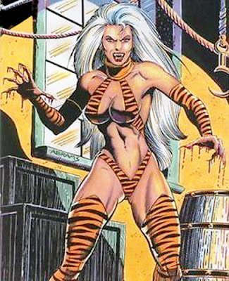 Tigress Heroic Publishing Superheroine superhero wanita cantik berkostum harimau 2