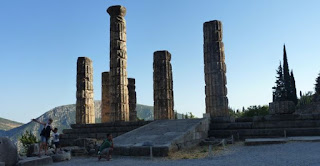 Ruinas de Delfos.Templo de Apolo.