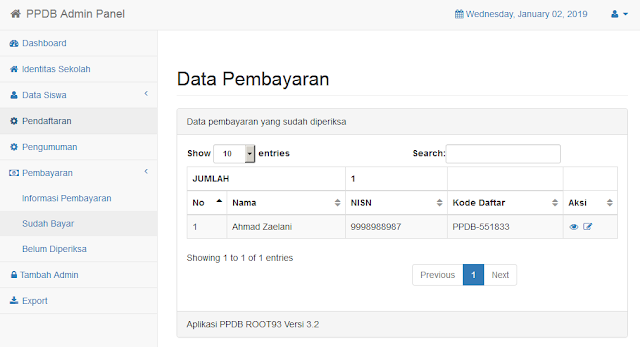 fasilitas pembayaran aplikasi ppdb online smk