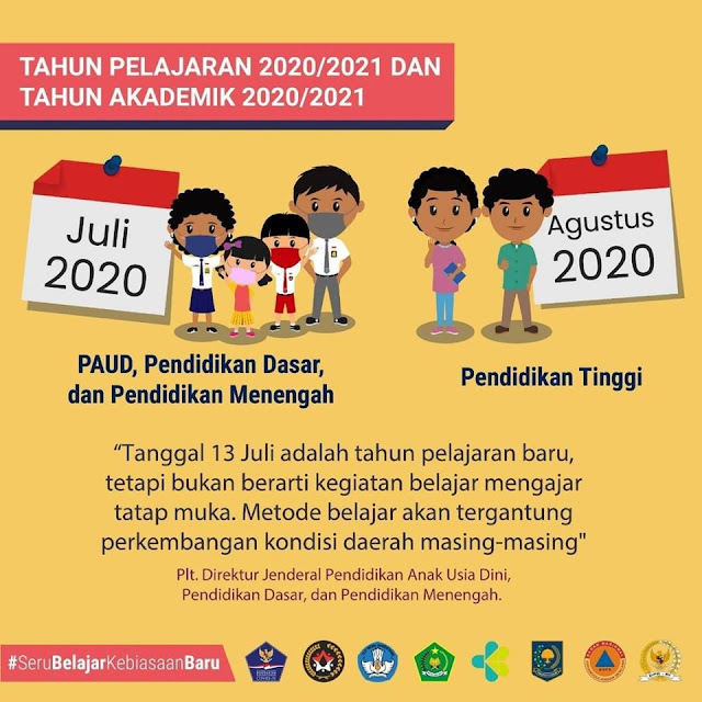 BAGAIMANA PENYELENGGARAAN PADA TAHUN AJARAN DAN TAHUN AKEDEMIK BARU DI MASA PANDEMI COVID-19