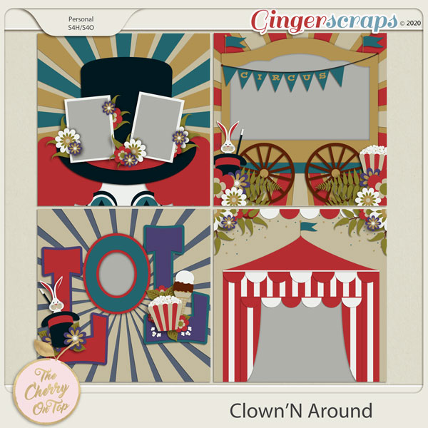  Clown'N Around Templates