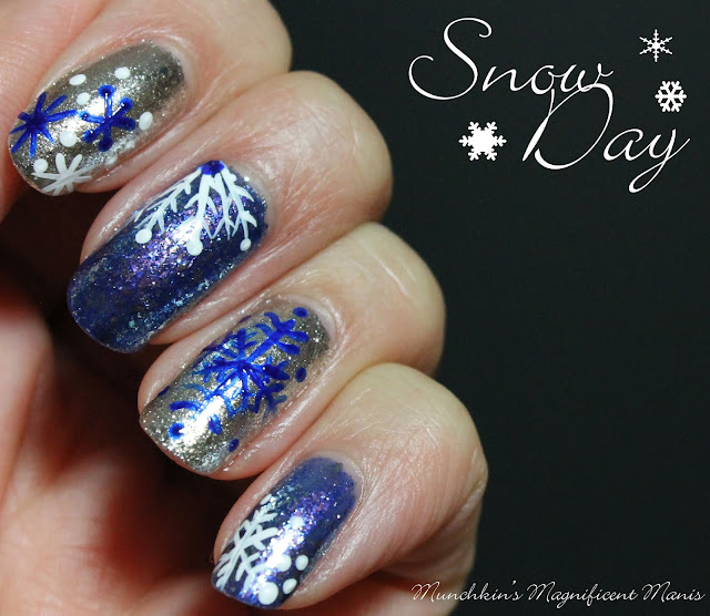 Snowflake Nail Design