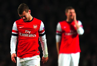 Arsenal lose to Bayern Munich in the Champions League