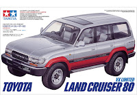 Tamiya 1/24  Toyota Land Cruiser 80 VX Limited (24107) English Color Guide & Paint Conversion Chart