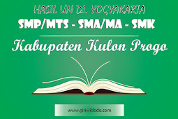 HASIL UN SMK Kabupaten Kulon Progo Tahun 2015 – 2017
