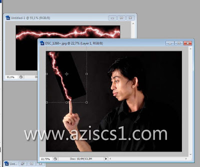 Tutorial Cara memberi efek Listrik atau petir pada foto