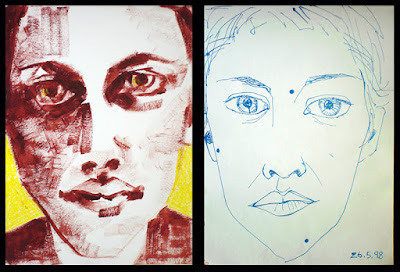 self-portraits made while living in Kuala Lumpur, Malaysia